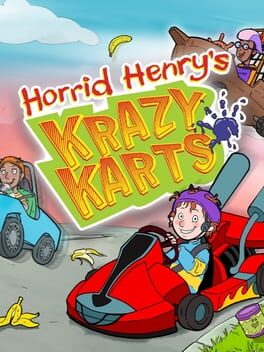 Horrid Henry's Krazy Karts Game Cover Artwork