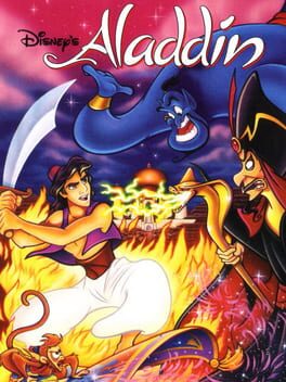 Disney's Aladdin Game Cover Artwork