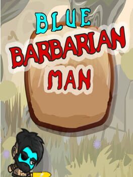 Blue Barbarian Man