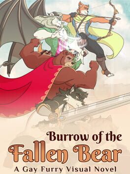 Burrow of the Fallen Bear: A Gay Furry Visual Novel Game Cover Artwork