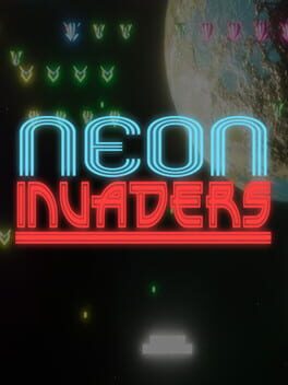 Neon Invaders Game Cover Artwork