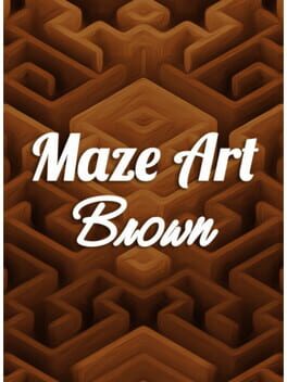 Maze Art: Brown Game Cover Artwork