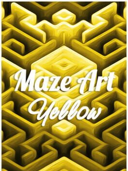 Maze Art: Yellow Game Cover Artwork