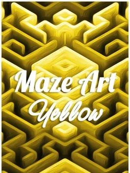 Maze Art: Yellow cover art