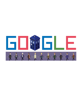 Google Doodle: Doctor Who 50th Anniversary Cover