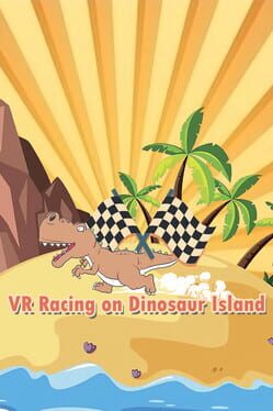 VR Racing on Dinosaur Island Game Cover Artwork