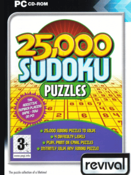 25,000 Sudoku Puzzles Cover