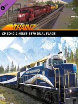 Trainz Railroad Simulator 2019: CP SD40-2 #5865-5879 Dual Flags Game Cover Artwork