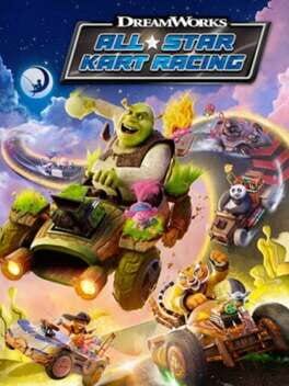 DreamWorks All-Star Kart Racing Game Cover Artwork