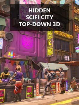 Hidden SciFi City Top-Down 3D Game Cover Artwork