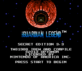 The Guardian Legend: Secret Edition