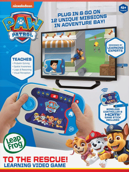 Paw Patrol To The Rescue! Learning Video Game Cover