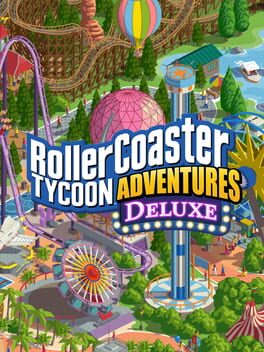 RollerCoaster Tycoon Adventures Deluxe Game Cover Artwork