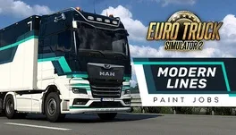 Euro Truck Simulator 2: Modern Lines Paint Jobs Pack image