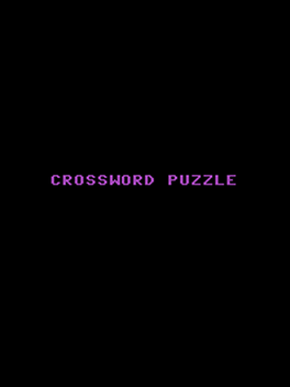 Crossword Puzzle