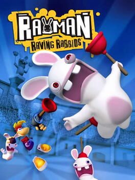Rayman Raving Rabbids Game Cover Artwork