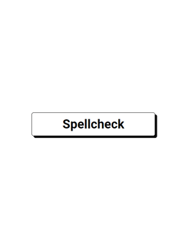 Spellcheck