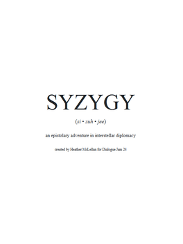 Syzygy