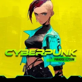 Cyberpunk Paradise Elysium: The Visual Novel image