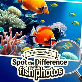 Train Your Brain! Spot the Difference With Fish Photos Cover