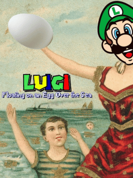 Luigi Floating on an Egg Over the Sea Cover