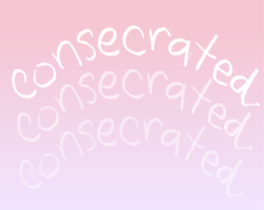 Consecrated Cover