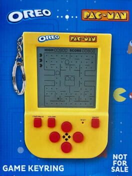 Oreo Pac-Man Game Keyring