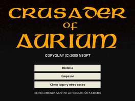 Crusader of Aurium Cover