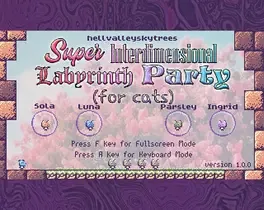 Super Interdimensional Labyrinth Party (For Cats) image