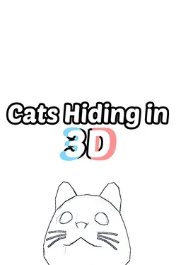 Cats Hiding in 3D image