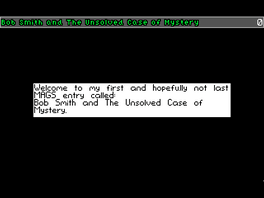 Bob Smith and the Unsolved Case of Mystery