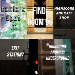 Santa's Spot It + Exit Station 7 + Find Room 96 + HighScore Anomaly Shop +HighScore Anomaly Underground image