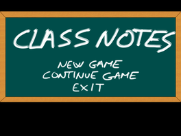 Class Notes Cover