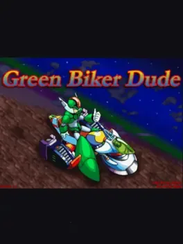 Green Biker Dude image