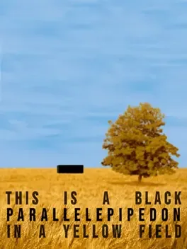 This is a Black Parallelepipedon in a Yellow Field game cover