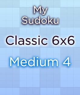 My Sudoku: Classic 6x6 Medium 4