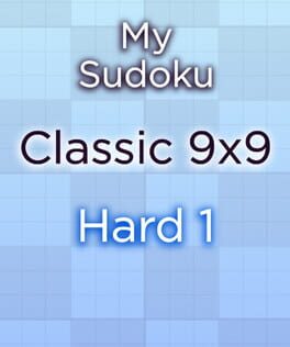 My Sudoku: Classic 9x9 Hard 1