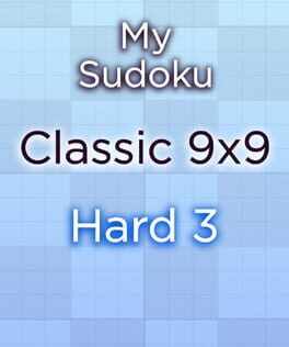 My Sudoku: Classic 9x9 Hard 3