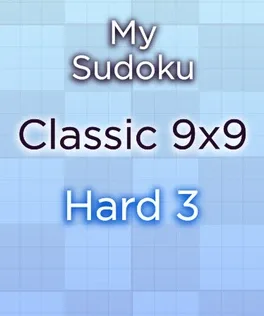 My Sudoku: Classic 9x9 Hard 3