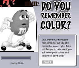 M&M's: Do You Remember Color?