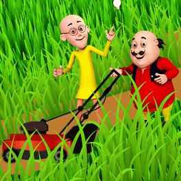 Motu Patlu Mow My Garden