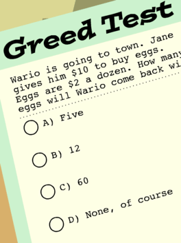 Greed School Test Cover