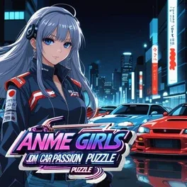 Anime Girls: JDM Car Passion Puzzle image