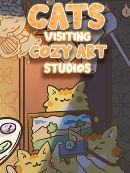 Cats Visiting Cozy Art Studios Cover Image