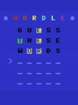 wordle-for-commodore-64