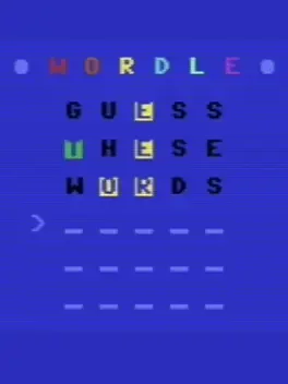 Wordle for Commodore 64 image