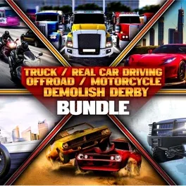 Truck / Real Car Driving / Offroad / Motorcycle / Demolish Derby Bundle image