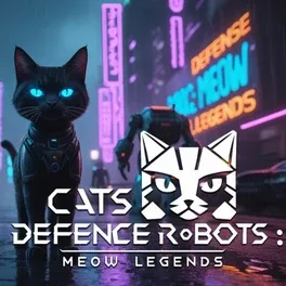 Cats Defense Robots: Meow Legends image