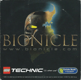 LEGO Technic Bionicle Nestlé Cover