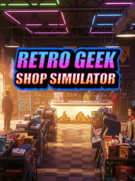 The Cover Art for: Retro Geek Shop Simulator